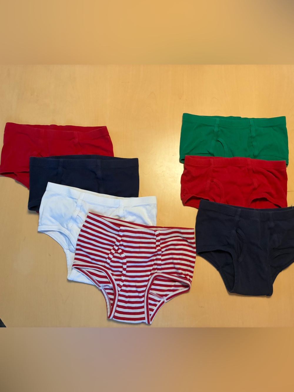 Hanna Anderson Striped and Solid Cotton Cropped Underwear